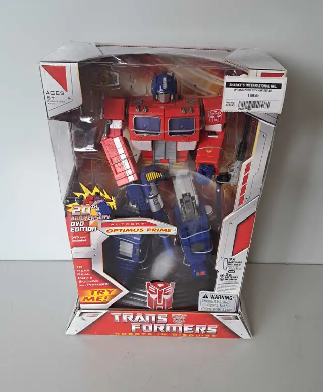 Optimus Prime 20th Anniversary DVD Edition (29487390)