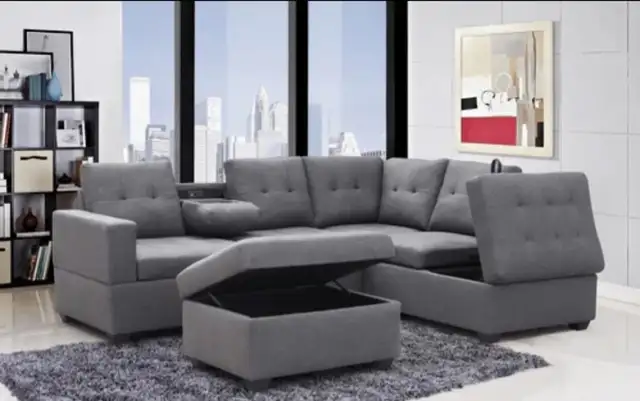 Sectional Sofa Available with Fast Delivery - Photo 2