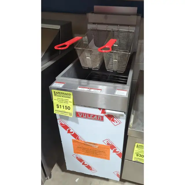 Vulcan Commercial Floor Fryer LG400 45-50 Lb Natural Gas - Photo 2