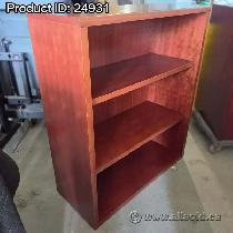 Mahogany Bookshelf Bookcase w/ Adjustable Shelves