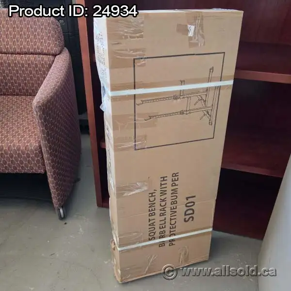 SD01 Squat Bench Barbel Rack w/ Protective Bumper