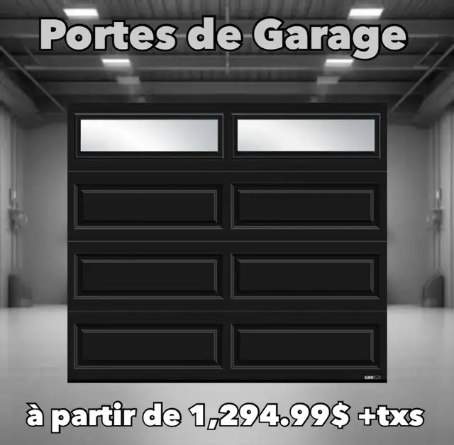 Portes de Garage en Ventes (514)820-9589