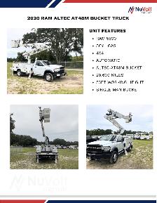 2020 Ram 5500 Altec AT48M Bucket Truck