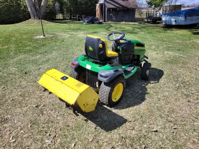 garden tiller for john deere tractor.