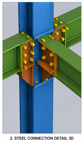 Shop Drawing Services | Structural Steel, Rebar, Misc Metal & Cl - Photo 2