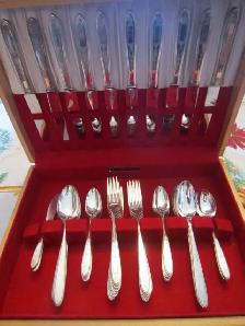 #20-59G  GROSVENOR silverware set for 10 - Photo 2