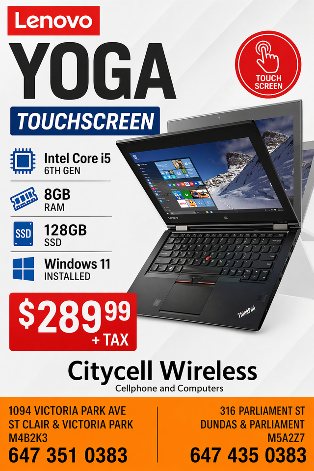 TOUCHSCREEN - LENOVO YOGA