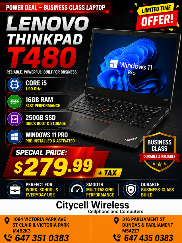 LENOVO THINKPAD T480