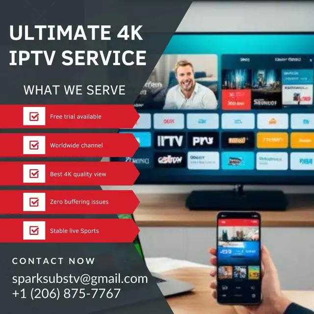 I.P.T.V that works on all devices - 4K quality