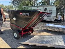 Industrial Towable Tilt Cart