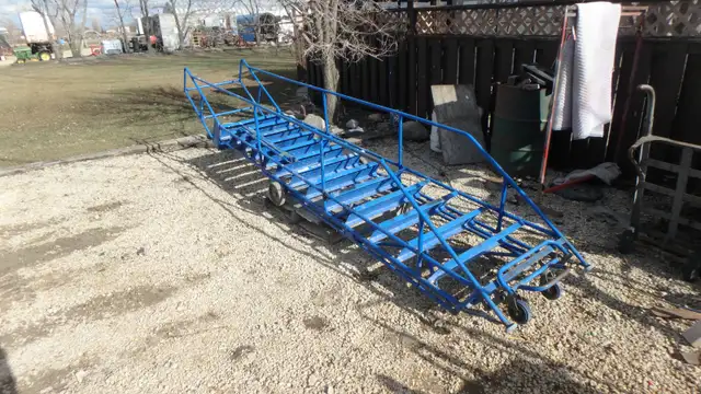 Portable rolling stairway for sale