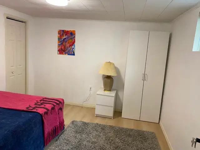 Furnished 2 bd/ 1bath with living room  basement for rent