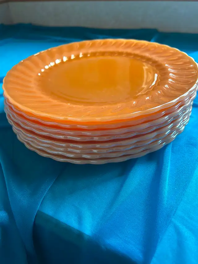 Vintage Anchor Hocking Fire King Peach Dinner Ware - Photo 7