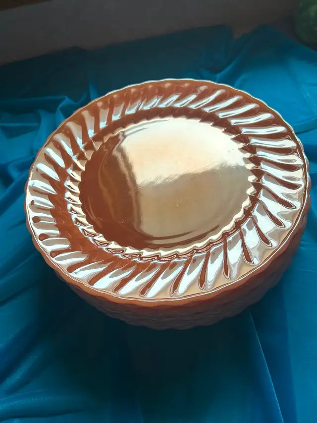 Vintage Anchor Hocking Fire King Peach Dinner Ware - Photo 10