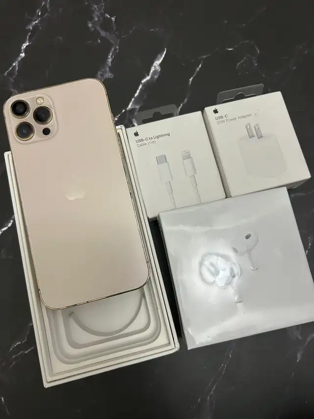 iPhone 12 Pro max 128GB Airpods Pkg/Delivery