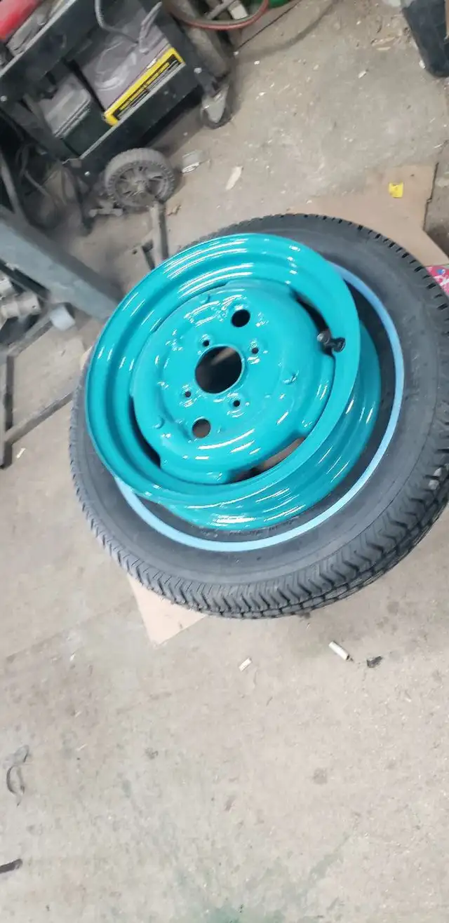 1955 Nash/ metropolitan Blue and White paint - Photo 4