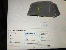 Core- 9 Person Instant Cabin Tent 9’ X 13’ Brand New, Never Used