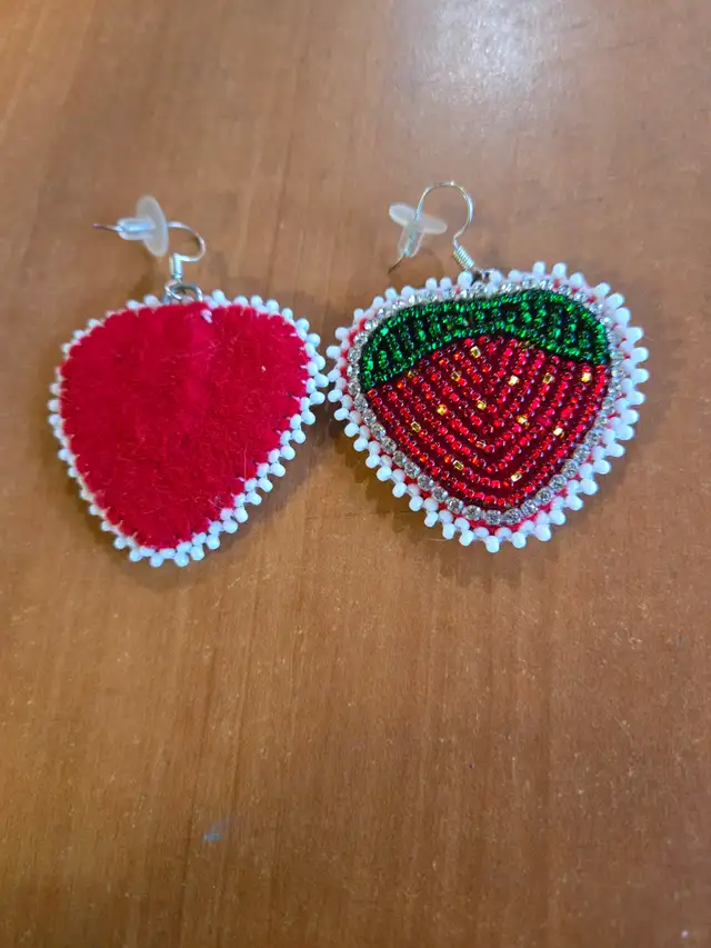 Ravishing Red Strawberry Earrings for Sale - Photo 2