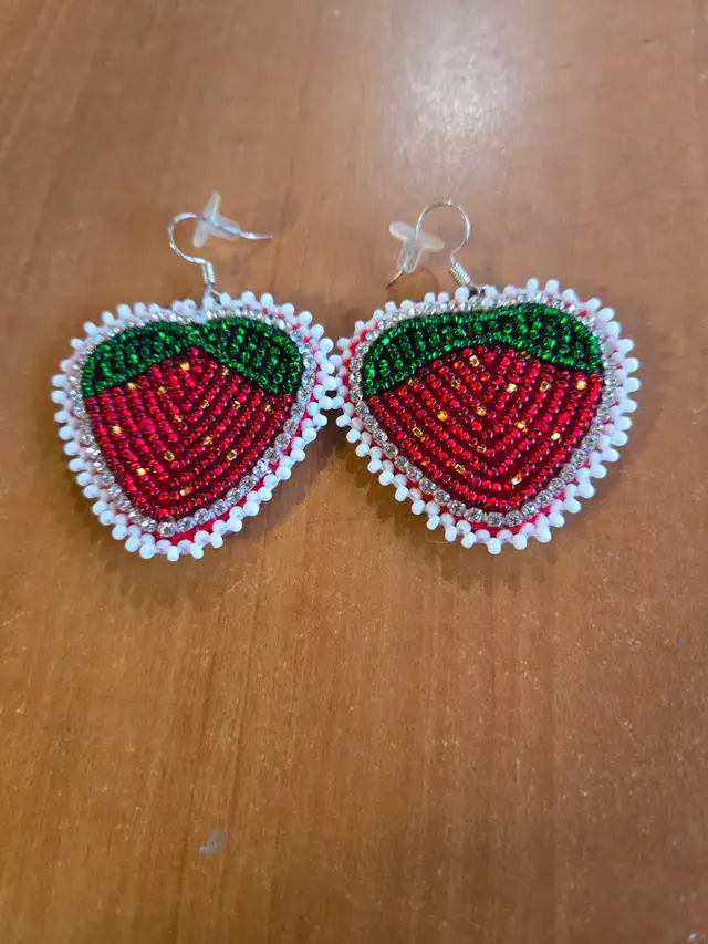 Ravishing Red Strawberry Earrings for Sale - Photo 3