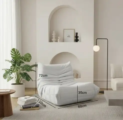 Brand New Lazy Sofa Couch - Plush Tufted Floor Sofa $299 - Photo 10