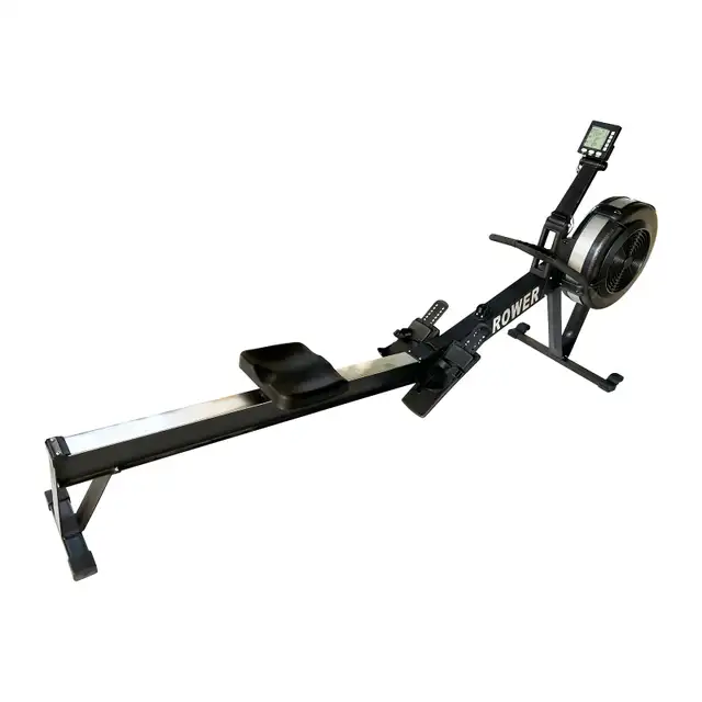 Rowing machine wind resistance gym silent fitness LCD 032239 - Photo 3
