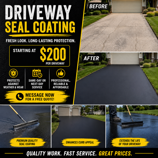 Driveway Seal Coating