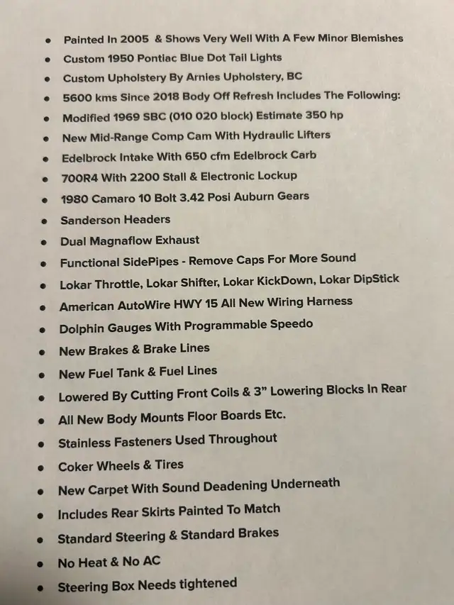 50 CHEVY FLEETLINE FRAME OFF - Photo 8