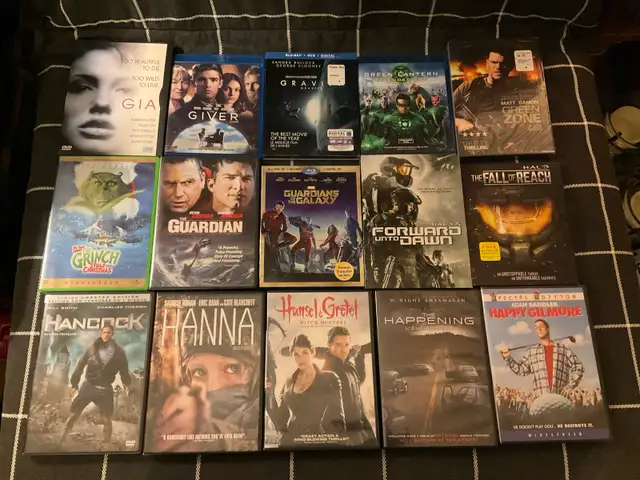 DVD movies (M)