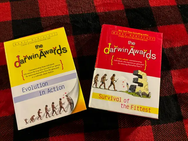 Darwin Award Books $5each