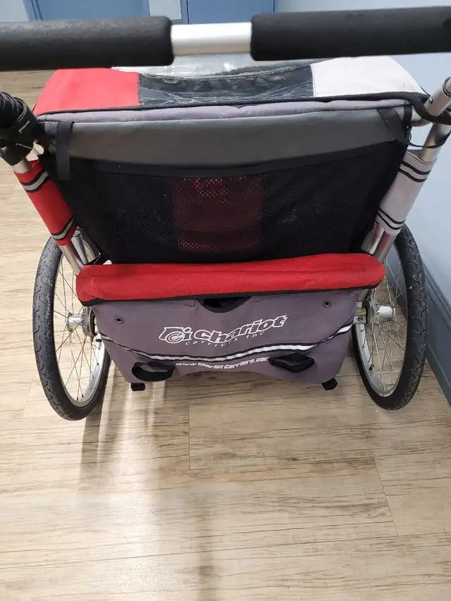 stroller, jogging double wide - Photo 3