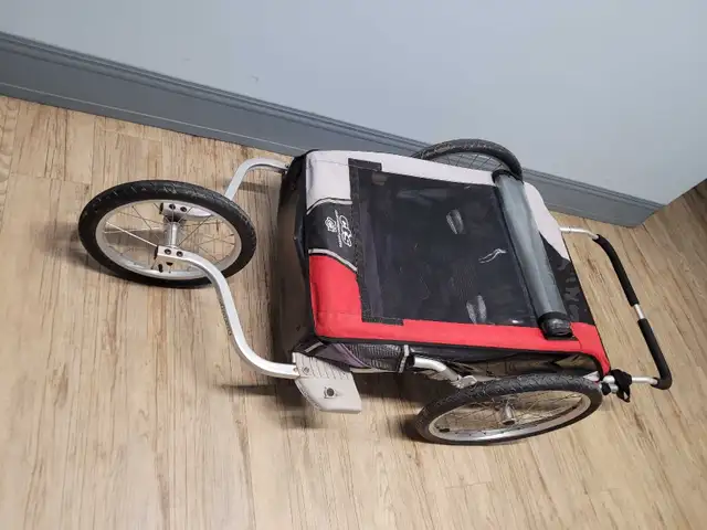 stroller, jogging double wide - Photo 4