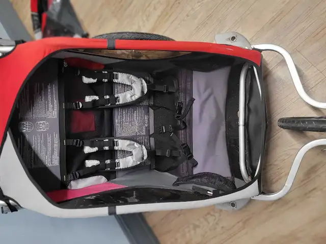 stroller, jogging double wide - Photo 5