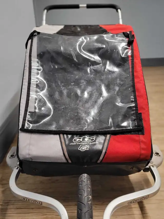 stroller, jogging double wide - Photo 6