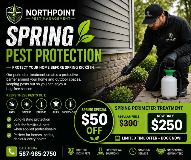 Spring Sale Pest Control