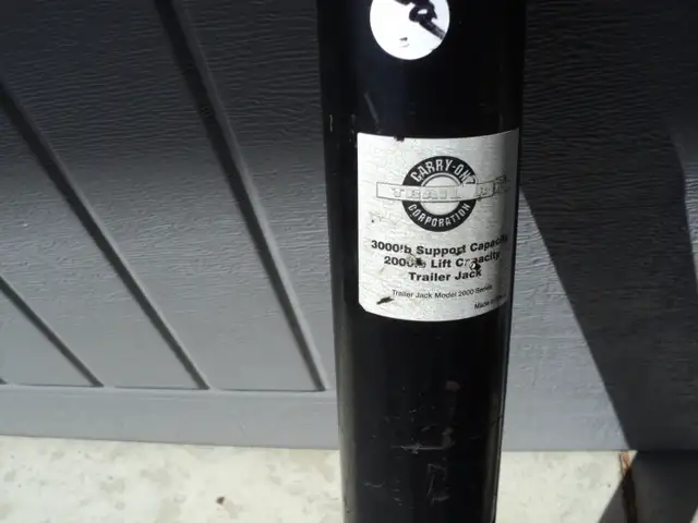 HEAVY DUTY TRAILER JACK 2000LB LIFT 3000LB SUPPORT CALL ONLY - Photo 2