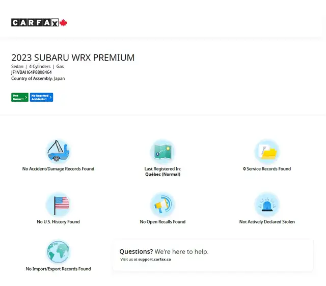 2023 Subaru WRX Sport Auto AWD-Sunroof-EyeSight Adaptive Cruise- - Photo 3