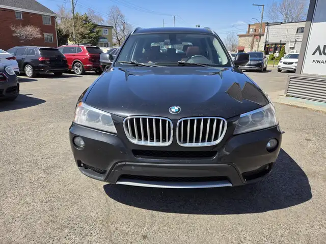 BMW X3 XDRIVE 35I 2014 35I 4X4 CUIR ROUGE TOIT PANO - Photo 2