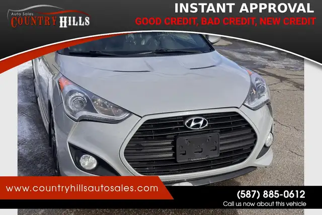2013 Hyundai Veloster Cpe Turbo w/Matte Grey - Photo 3