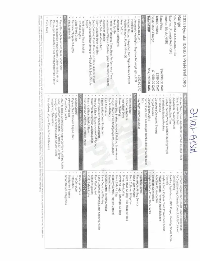 Hyundai IONIQ 6 Preferred Long Range 2024 a vendre - Photo 14