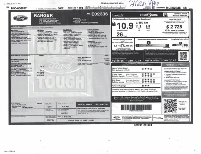 Ford Ranger Xlt 4x4 Crew Cab 2021 - Photo 10