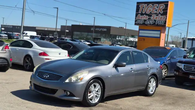 2011 Infiniti G37 X, SEDAN, AWD, ONLY 152KMS, LOADED, CERTIFIED
