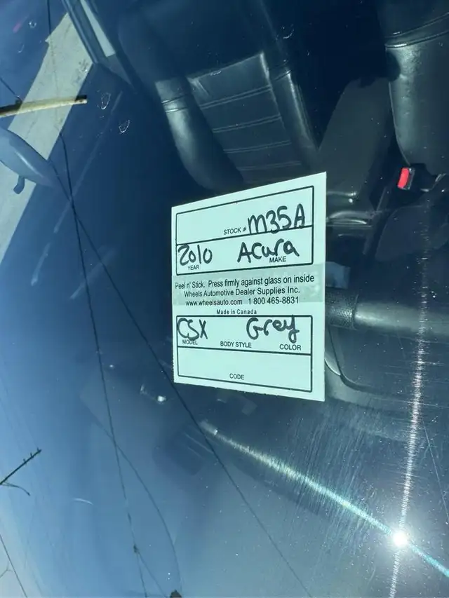 2010 Acura CSX I-Tech, 2 SETS WHEELS, LEATHER, CERTIFIED - Photo 17