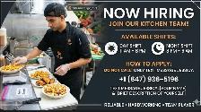 Kitchen Workers Needed - Day & Night Shifts