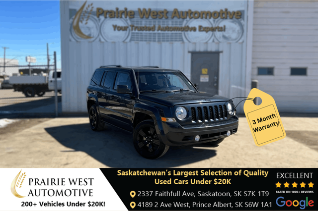 2015 Jeep Patriot Altitude 4WD - No Accident