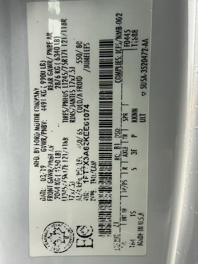 2019 Ford Super Duty F-350 SRW EXTENDED CAB - Photo 13