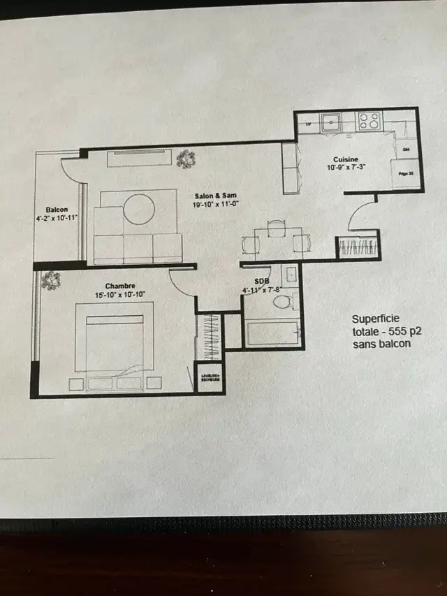 BRIGHT ONE BEDROOM IN GATINEAU (HULL)