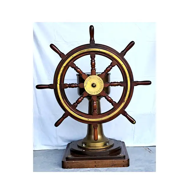 ANTIQUE STEAMSHIPS NAUTICAL WHEEL