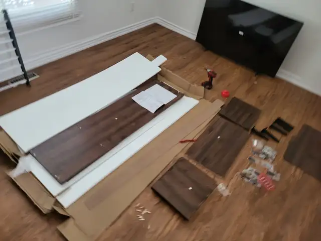 Ikea Furniture Assembly / TV Mount Install - Photo 8