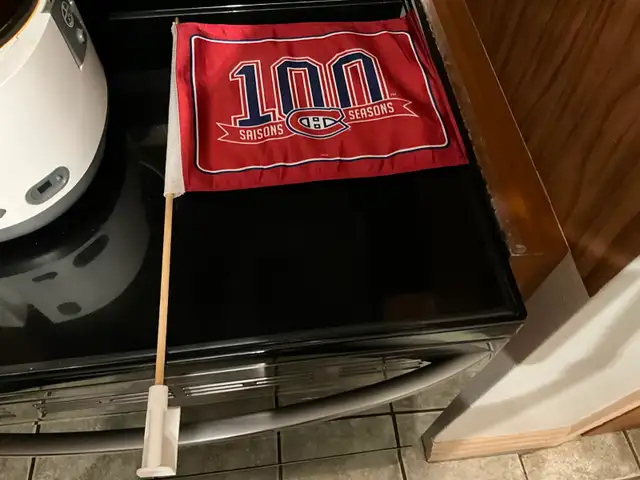 Drapeau de voiture 100e Anniversaire Canadiens de Montréal - Photo 2