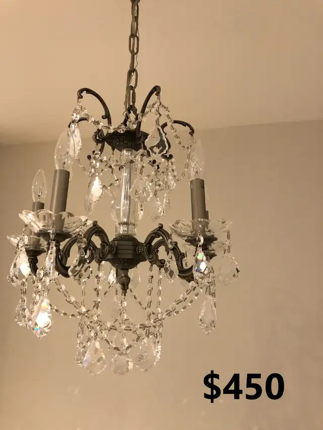 Variety of Luxury Chandeliers – Like New